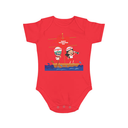 Infant Fine Jersey Bodysuit - Valentines -  Love sailing - [[{"value":"Wonderwear Kid"}]]