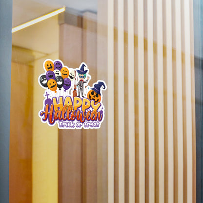 Halloween Kiss-Cut Vinyl Decals – Happy halloween trick or treat - [[{"value":"Wonderwear Kid"}]]