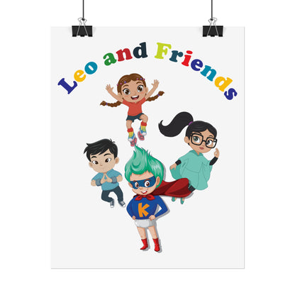 Rolled Posters - Leo & Friends - [[{"value":"Wonderwear Kid"}]]