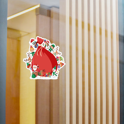 Christmas Kiss-Cut Vinyl Decals – Super kiddo and big gift - [[{"value":"Wonderwear Kid"}]]