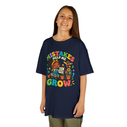 Kids Heavy Cotton™ Tee - Mistakes Help Me Grow