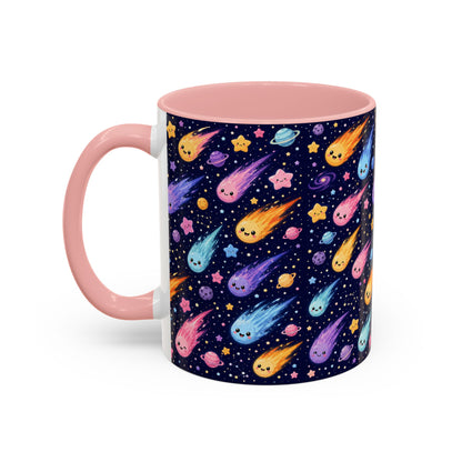 Accent Coffee Mug  (11/15 oz) - Cosmic Comet