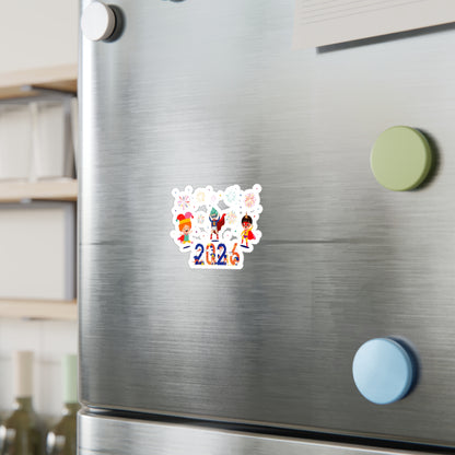Christmas Kiss-Cut Vinyl Decals – Super kiddo and other hero - [[{"value":"Wonderwear Kid"}]]