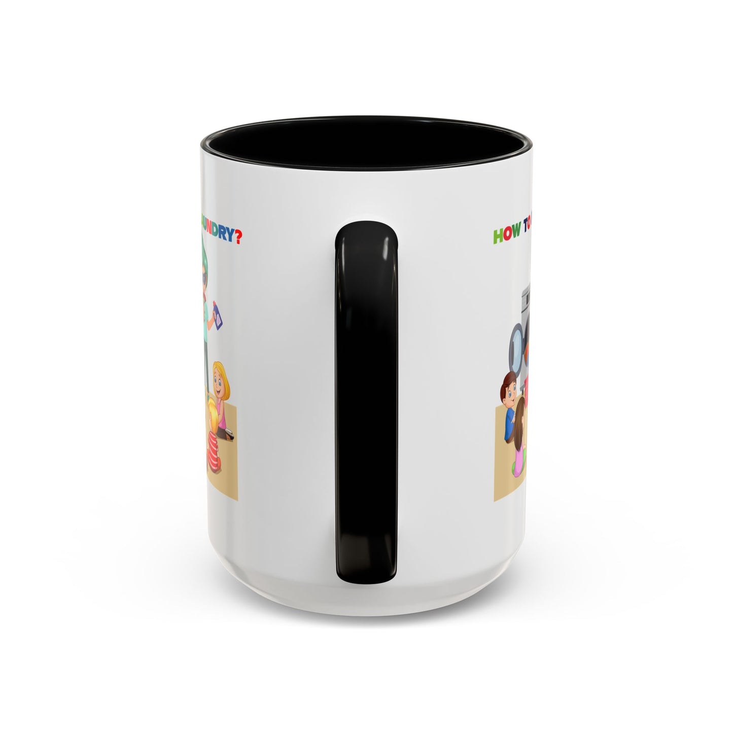 Accent Coffee Mug - super kiddo teaching laundry