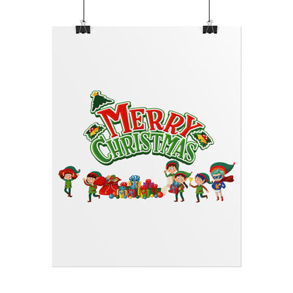 Rolled Posters - Merry christmas from super friends - [[{"value":"Wonderwear Kid"}]]