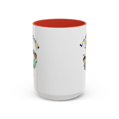 Accent Coffee Mug - Leo & Friends - Learning and growing - [[{"value":"Wonderwear Kid"}]]
