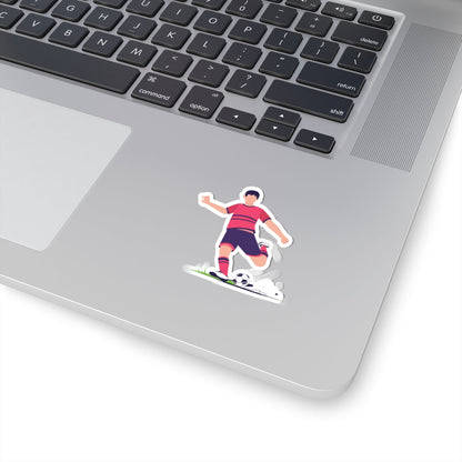 Kiss-Cut Vinyl Decals - To get a point in football Printify