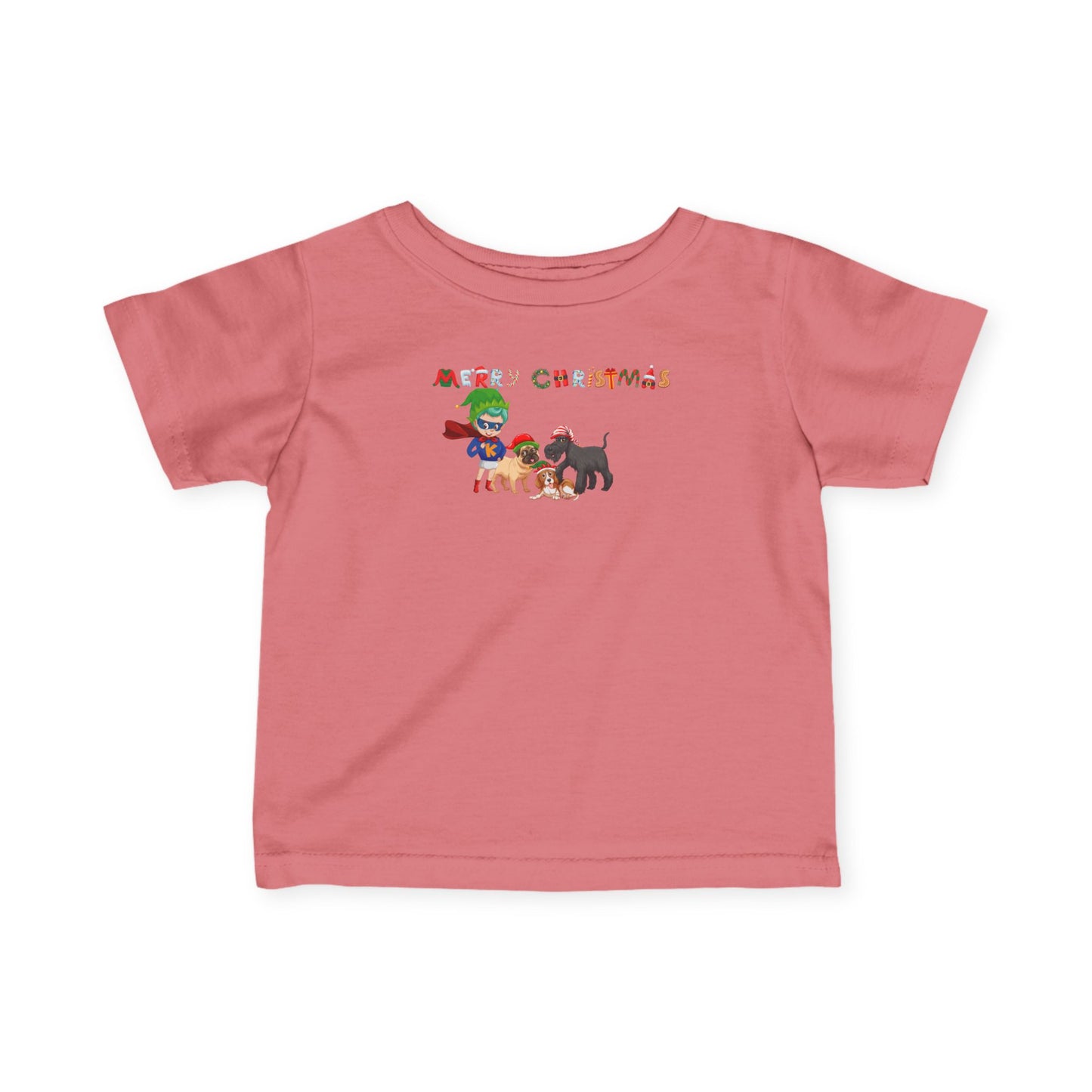 Infant Fine Jersey Tee - Super kiddo woith pet friends - [[{"value":"Wonderwear Kid"}]]