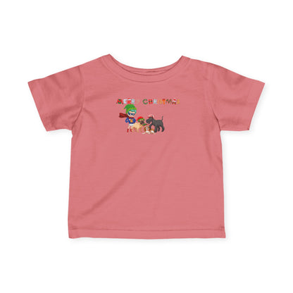 Infant Fine Jersey Tee - Super kiddo woith pet friends - [[{"value":"Wonderwear Kid"}]]