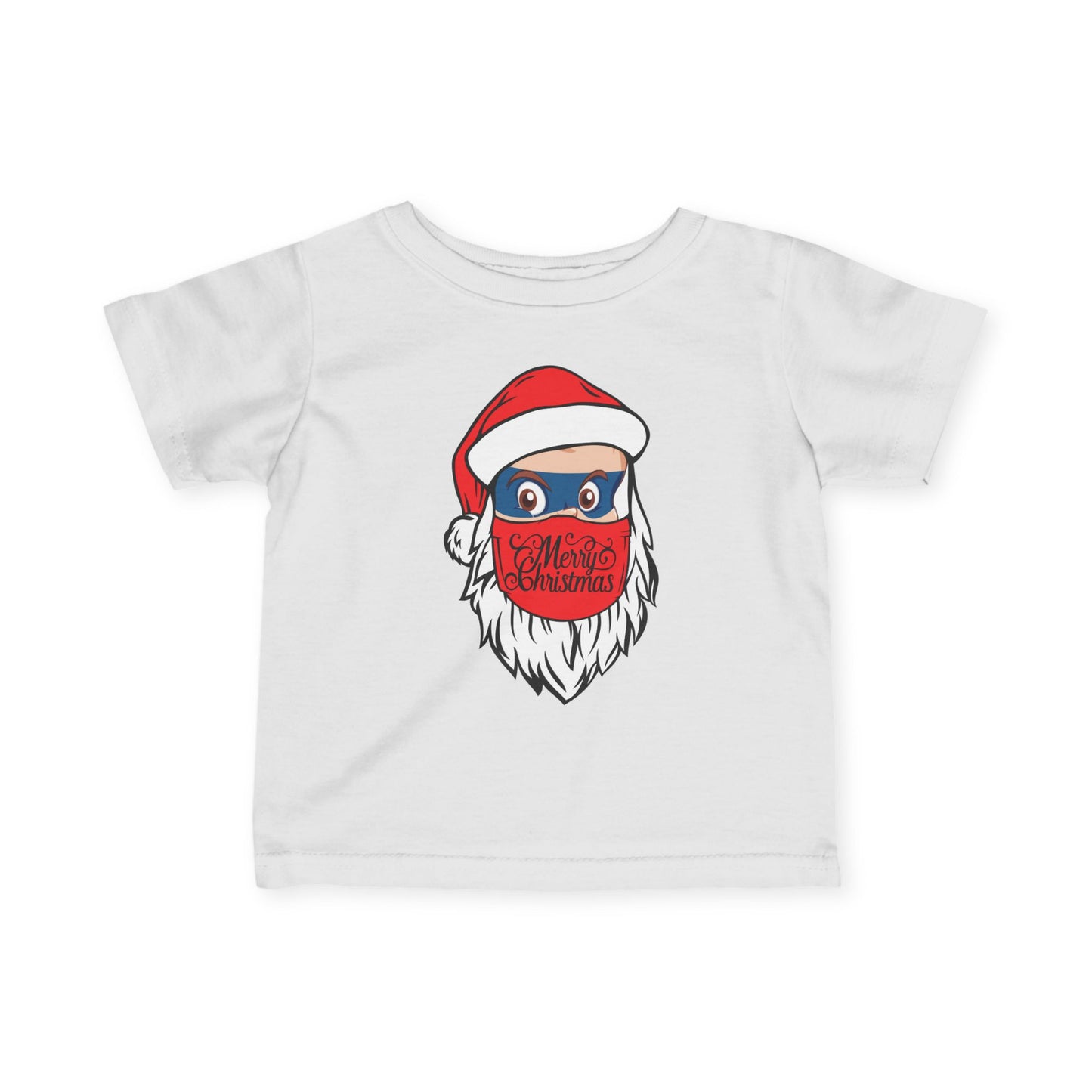 Infant Fine Jersey Tee - Santa Super kiddo - [[{"value":"Wonderwear Kid"}]]