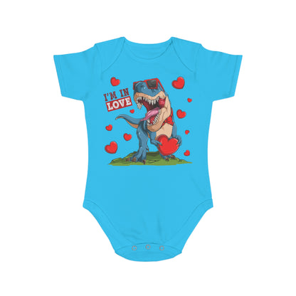 Infant Fine Jersey Bodysuit - Valentines -  Dinosaur - [[{"value":"Wonderwear Kid"}]]