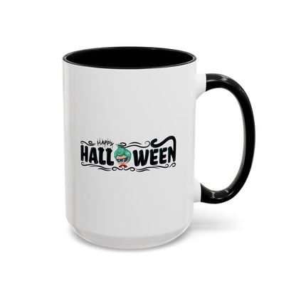 Accent Coffee Mug - Happy halloween by super kiddo Printify