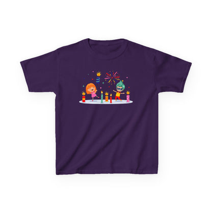 Kids Heavy Cotton™ Tee - Super kiddo lighting fireworks - [[{"value":"Wonderwear Kid"}]]