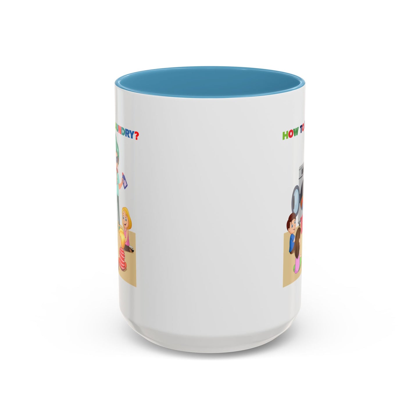 Accent Coffee Mug - super kiddo teaching laundry
