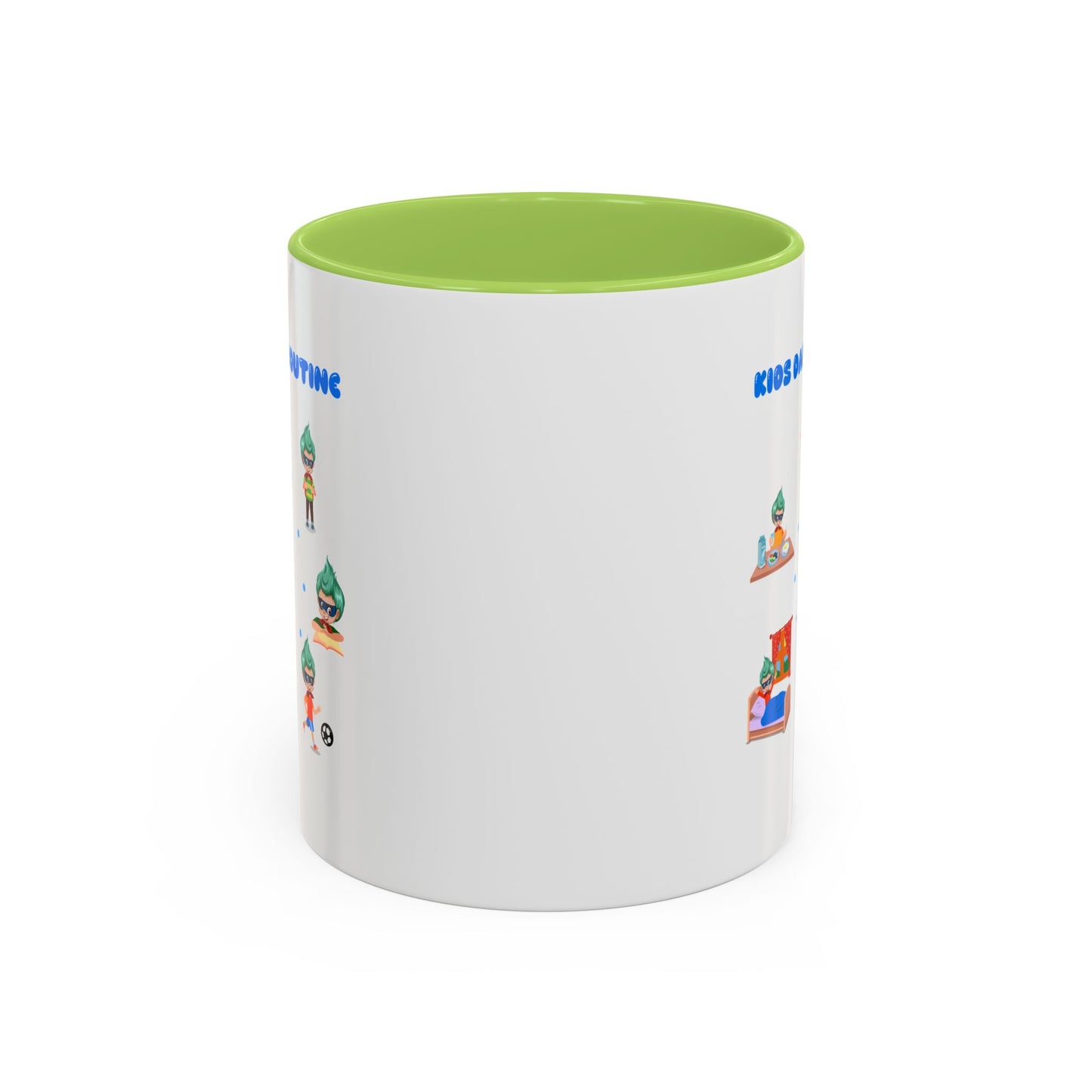 Accent Coffee Mug - Super kiddo daily routine
