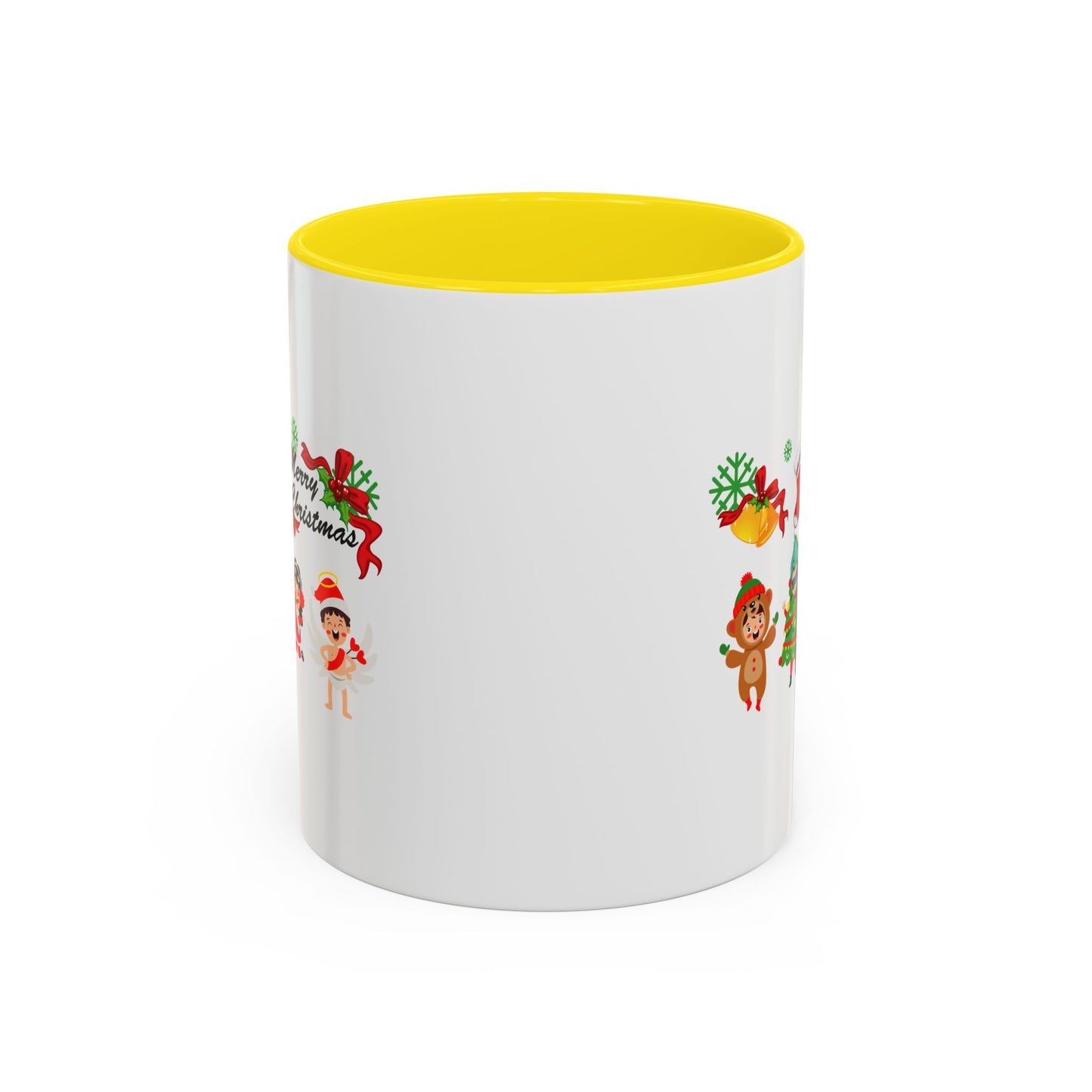 Accent Coffee Mug - Merry christmas from super kid