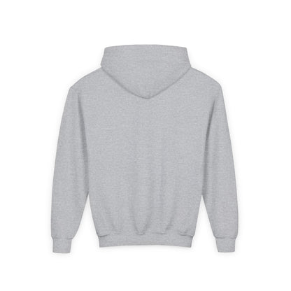 Youth Heavy Blend Hooded Sweatshirt - Super kiddo brushing teeth - [[{"value":"Wonderwear Kid"}]]