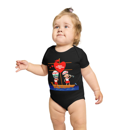 Infant Fine Jersey Bodysuit - Valentines -  Love sailing - [[{"value":"Wonderwear Kid"}]]
