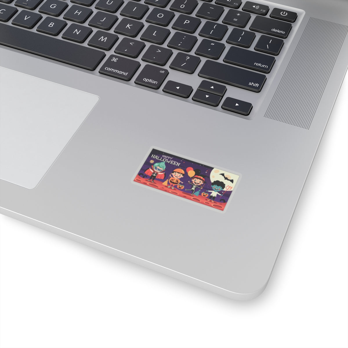 Kiss-Cut Stickers - Super kiddo with friends on holloween - [[{"value":"Wonderwear Kid"}]]