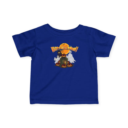 Infant Fine Jersey Tee - Happy holloween - cemetery - [[{"value":"Wonderwear Kid"}]]