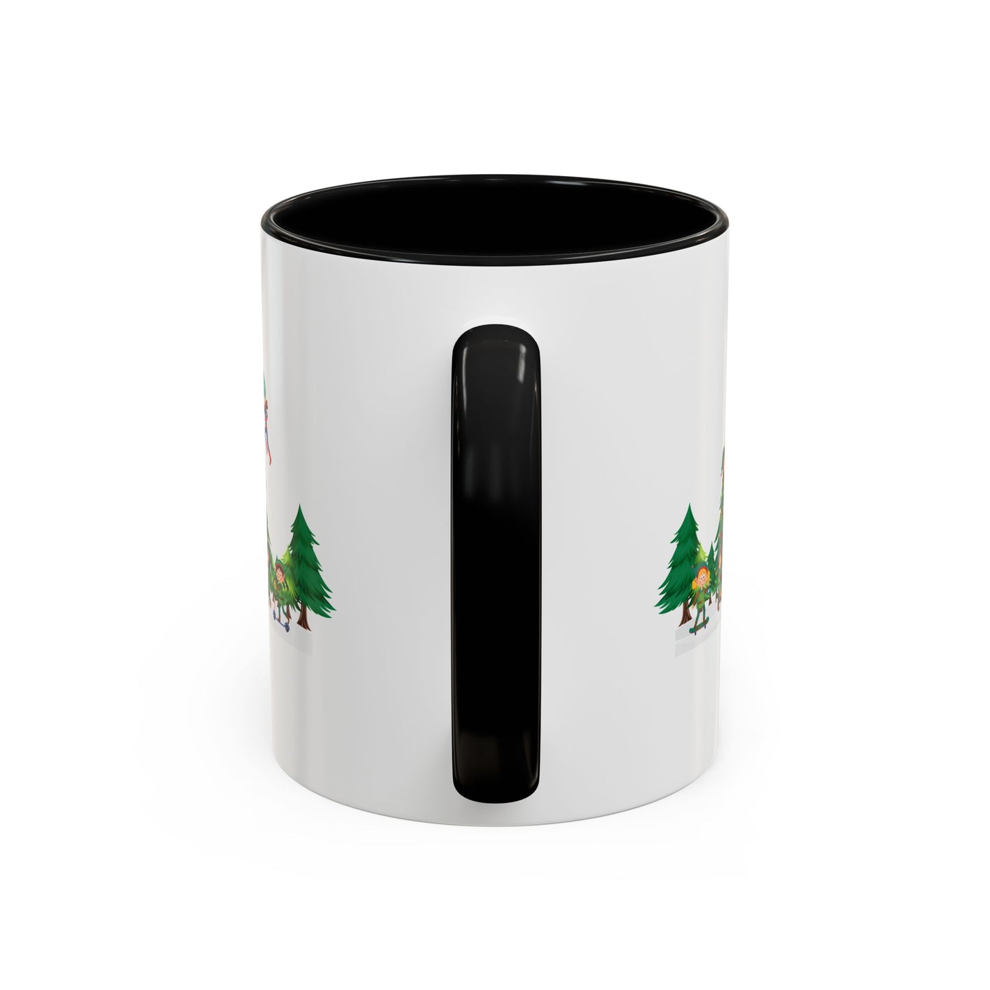 Accent Coffee Mug - Super kiddo putting the stars