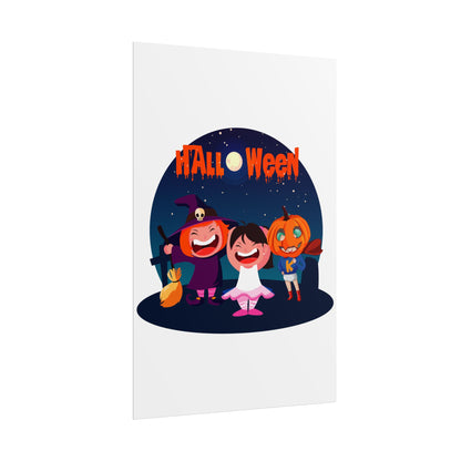 Rolled Posters - Super kiddo wearing pumpkin - [[{"value":"Wonderwear Kid"}]]