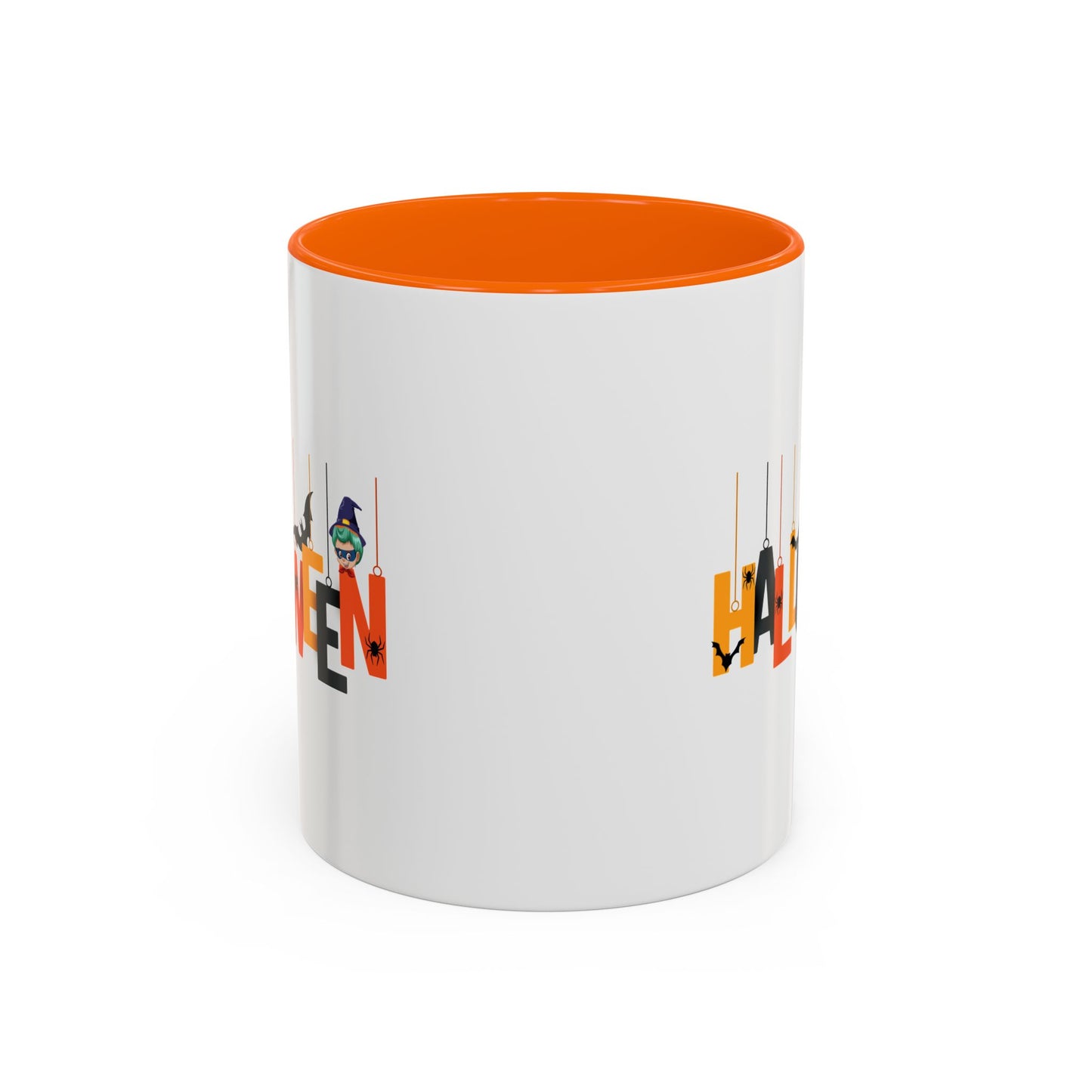 Accent Coffee Mug - Holloween hanging letters