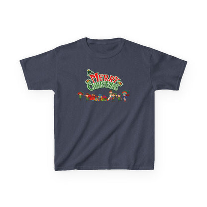 Kids Heavy Cotton™ Tee - Merry christmas from super friends - [[{"value":"Wonderwear Kid"}]]