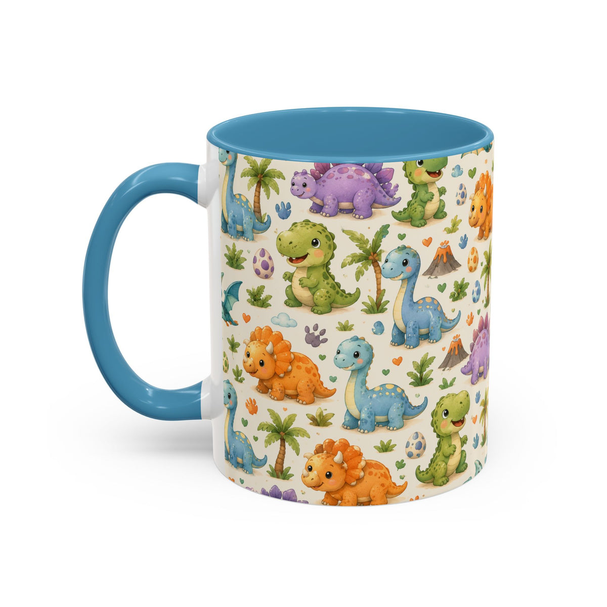 Accent Coffee Mug  (11/15 oz) - Baby Dinosaurs Nursery