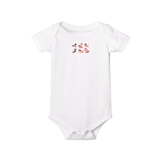 Infant Jersey One Piece - Valentines - Dachshund - [[{"value":"Wonderwear Kid"}]]
