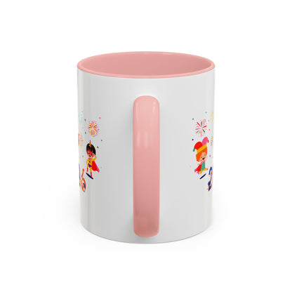 Accent Coffee Mug - Super kiddo and other hero - [[{"value":"Wonderwear Kid"}]]
