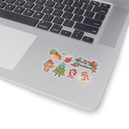 Kiss-Cut Stickers - Merry christmas from super kid - [[{"value":"Wonderwear Kid"}]]