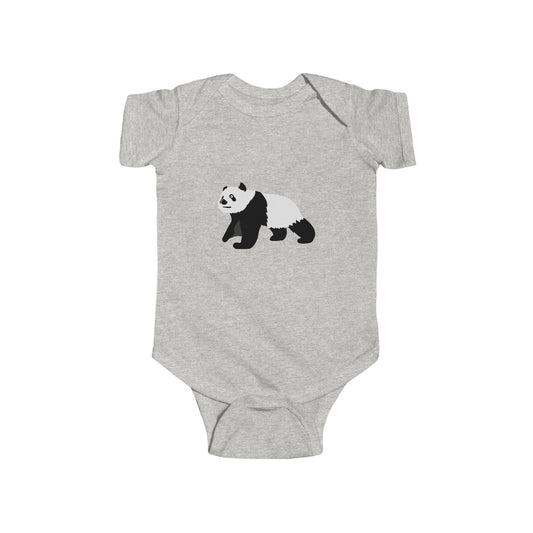 Infant Fine Jersey Bodysuit - Curious panda