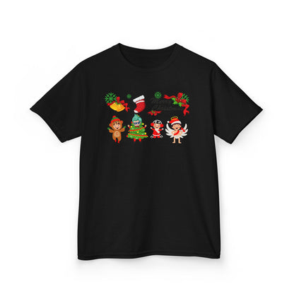Kids Heavy Cotton™ Tee - Merry christmas from super kid - [[{"value":"Wonderwear Kid"}]]