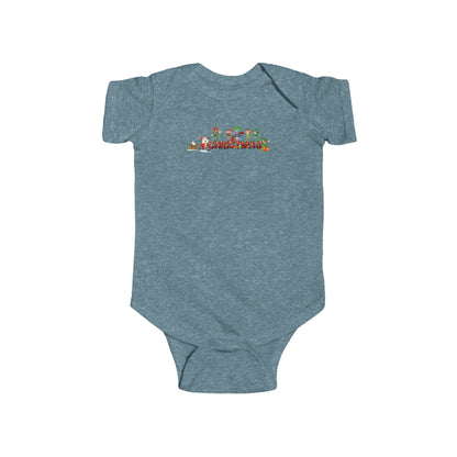 Infant Bodysuit - Christmas with santa claus and friends - [[{"value":"Wonderwear Kid"}]]