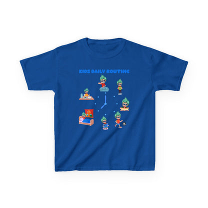 Kids Heavy Cotton™ Tee - Super kiddo daily routine - [[{"value":"Wonderwear Kid"}]]