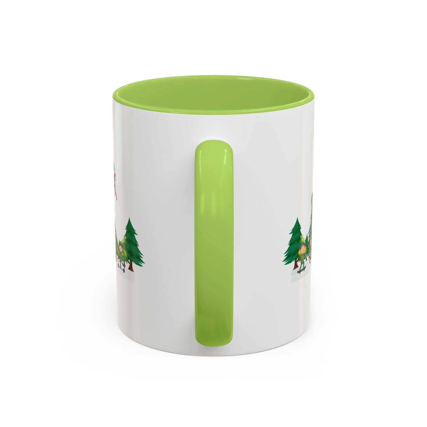 Accent Coffee Mug - Super kiddo putting the stars