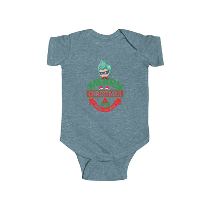 Infant Bodysuit - Merry chridtmas from super kiddo - [[{"value":"Wonderwear Kid"}]]