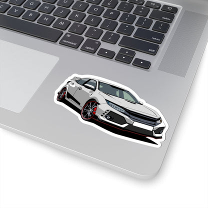 Kiss-Cut Vinyl Decals - Sedan car Printify