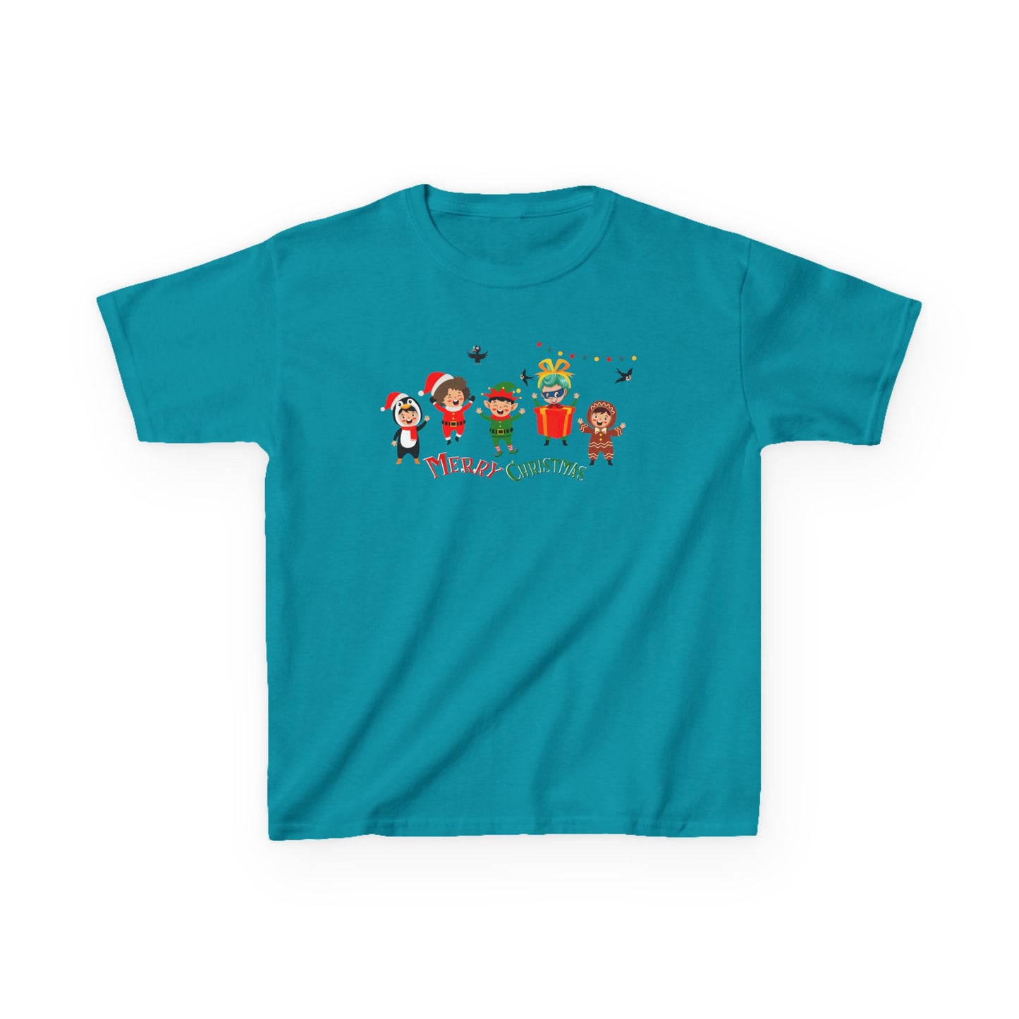 Kids Heavy Cotton™ Tee - Merry christmas by super kiddo and friends - [[{"value":"Wonderwear Kid"}]]