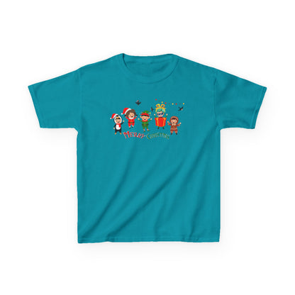Kids Heavy Cotton™ Tee - Merry christmas by super kiddo and friends - [[{"value":"Wonderwear Kid"}]]