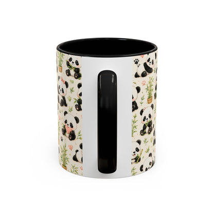 Accent Coffee Mug  (11/15 oz) - baby pandas