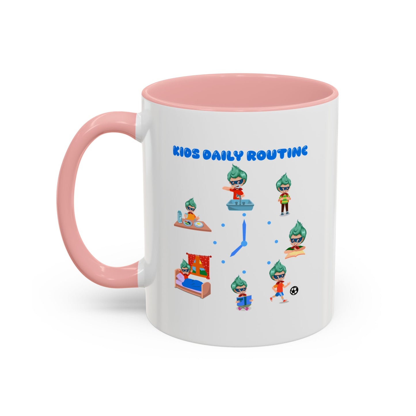 Accent Coffee Mug - Super kiddo daily routine