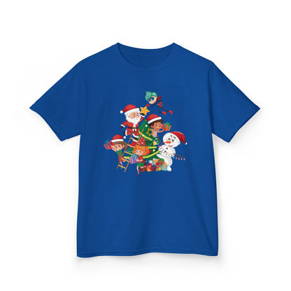 Kids Heavy Cotton™ Tee - Super kiddo making christmas tree - [[{"value":"Wonderwear Kid"}]]