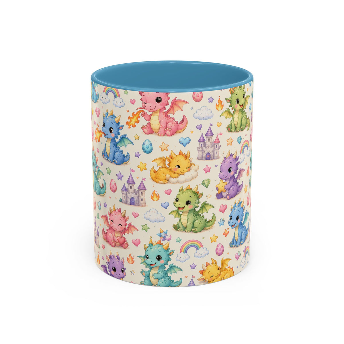 Accent Coffee Mug  (11/15 oz) - Baby Dragon Fantasy