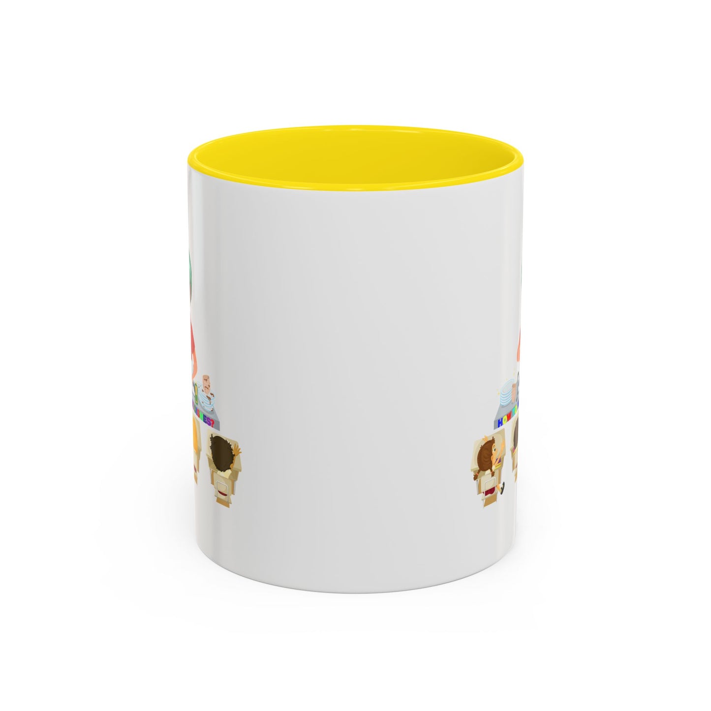 Accent Coffee Mug - Little kiddo teaching to wash dishes