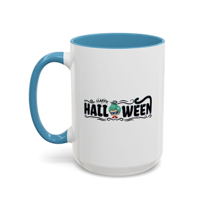Accent Coffee Mug - Happy halloween by super kiddo Printify