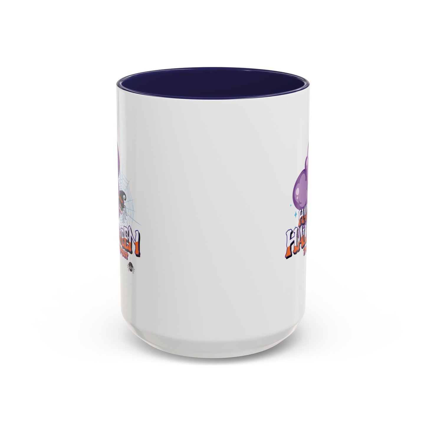 Accent Coffee Mug - Happy holloween - spider kiddo