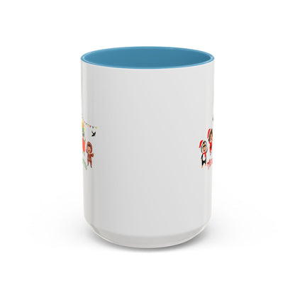 Accent Coffee Mug - Merry christmas by super kiddo and friends - [[{"value":"Wonderwear Kid"}]]