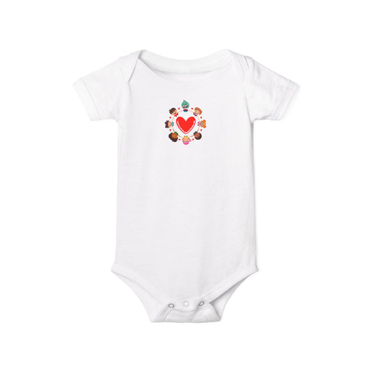 Infant Jersey One Piece - Valentines - We love you - [[{"value":"Wonderwear Kid"}]]